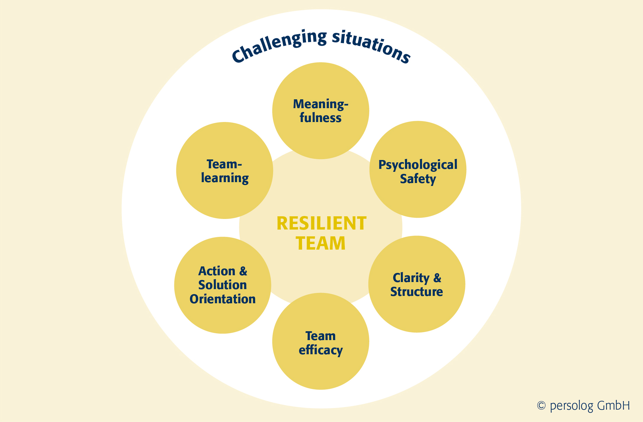 Modello di resilienza del team persolog