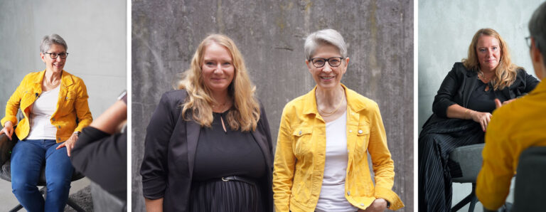 interview debora karsch von persolog GmbH und ursula franke von commma Personalentwicklung GmbH